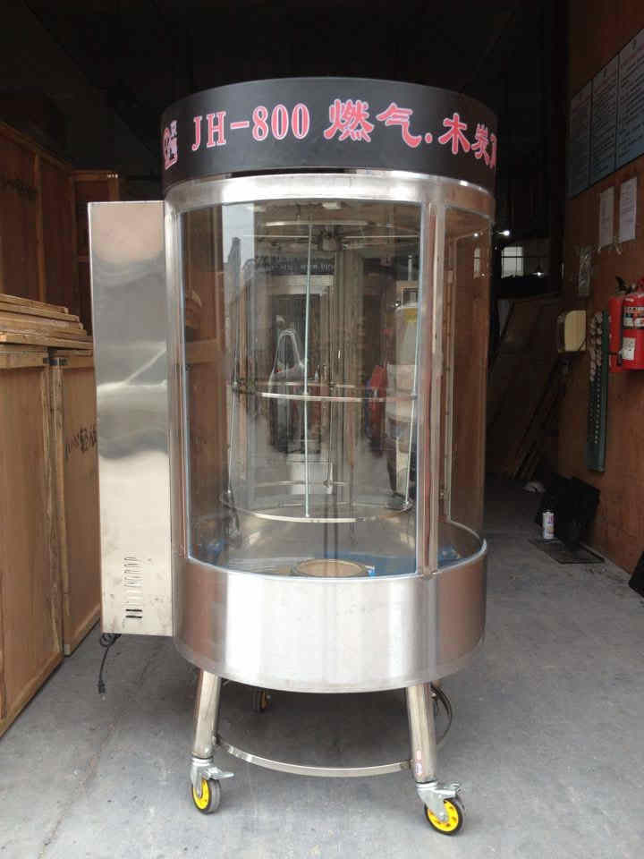 燃?xì)?、木炭?jī)捎眯D(zhuǎn)烤爐